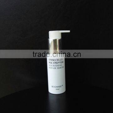 White Cylinderical Shampoo Bottle Design, Custom Shampoo Bottle, Shampoo Bottle Size photo-2