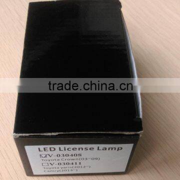 Best Price Auto Parts Led License Number Plate Light For Toyota Crown Car With E4 CE ROHS Certificates photo-5