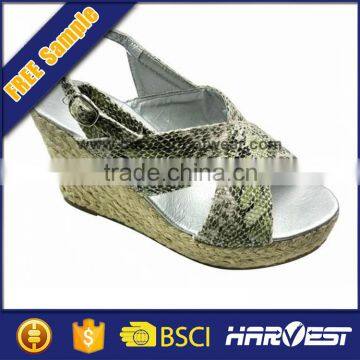 wholesale fashion wedge heel sandal for women