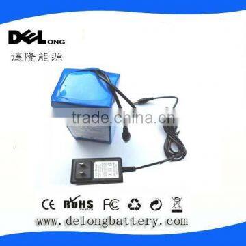 OEM/ODM rechargeable 12v lithium dc battery pack 10ah with switch led indicator for LED light/panel&Camera/IP Camera