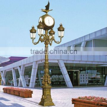 Cast-aluminum street garden lamp /garden light pole/garden lamp pole for roadway