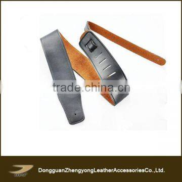 2015new fashion music instrument leather guitar strap,popular custom guitar strap