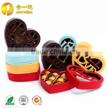 2016 Fancy new design heart shaped chocolate box