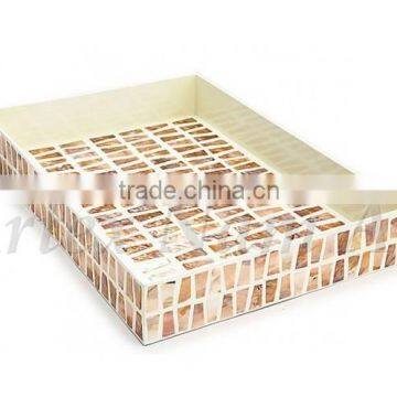 high quality serving mother of pearl tray from Viet Nam