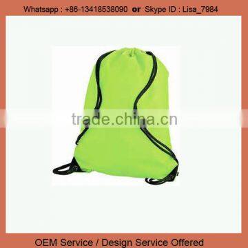 Eco-friendly Reusable Hot Sell Sport Drawstring Bag, Polyester Drawstring Bag