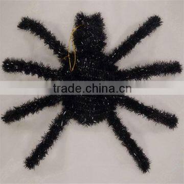 New Style Promotional PVC Artificial Spider Shape Tinsel Garland For Party Decoration