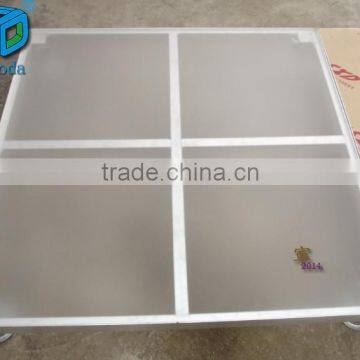 Hot Sale Cheap CE ,SGS, TUV Cetificited 1.22*1.22m or 1.22m*2.44m Aluminum Wedding Party Glass Acrylic Stage Quality Choice photo-4