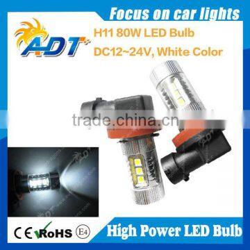 H11 80W Sel High Power LED Car fog Bulbs 12V 24V Lamp