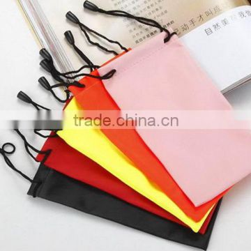 Designer promotional wholesale cotton fabric drawstring bag