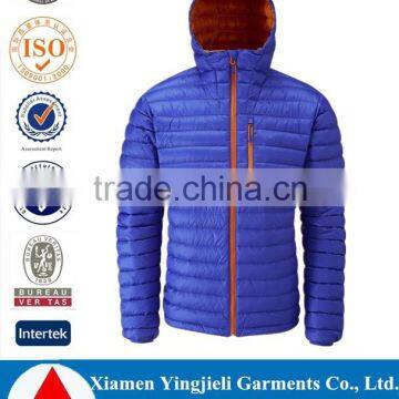 High Quality Custom Ultra Light Men Duck Down Jacket Xiamen Factory OEN