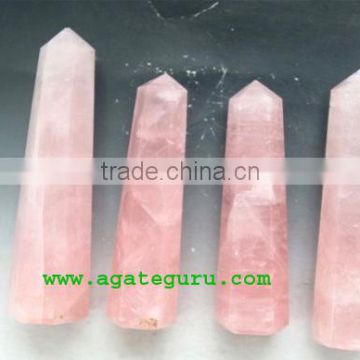 Rose Quartz massage wands : Wholesale Gemstone Healing Massage Wands