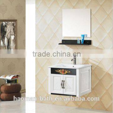 HM-068(ABS)Floor standing bathroom cabinet with shelf