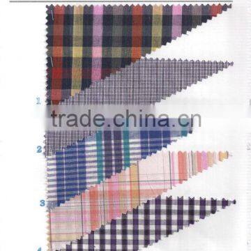 100% Cotton Yarn Dyed Shirting Fabric Textile Stock:P6376-A13100717