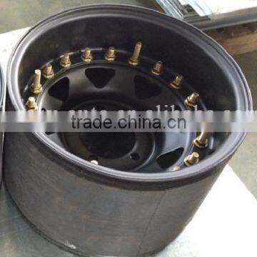 Double side genuine beadlock 3 piece wheel rim