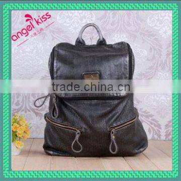 2014 fashion trend wash pu backpack made in China