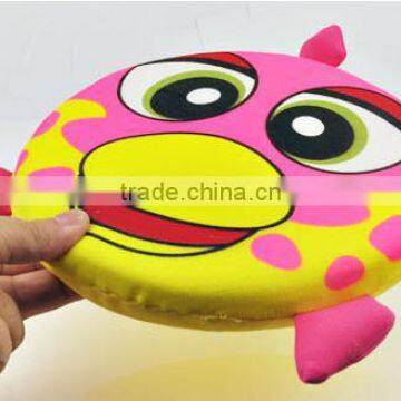 Sponge cartoon pet frisbee/training dog frisbee