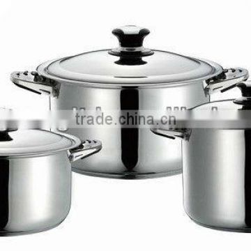 Stainless Steel Stock Pot Set with lid