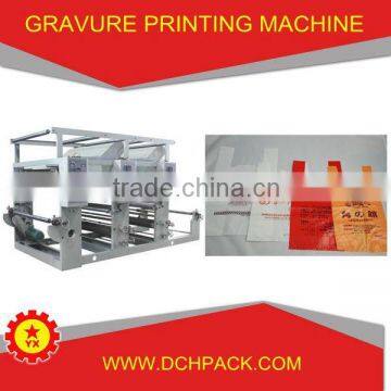 roll plastic film bag film rota printing machine