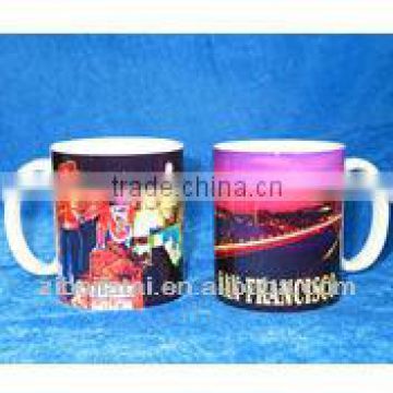 JT-7102 Stoneware Straight Sublimation Coated Mug for Heat Transfer Printing