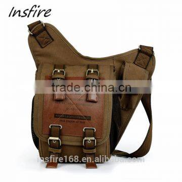 2016 chest pack vintage messenger bags men hand bags canvas shoulder crossbody bag for man