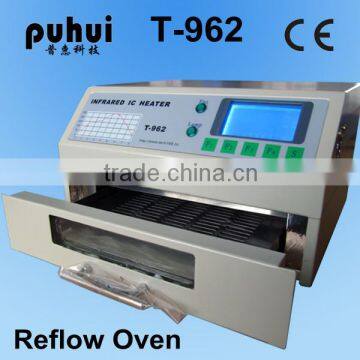 T-962 reflow oven,smt chip reflow soldering machine,benchtop reflow oven,China puhui