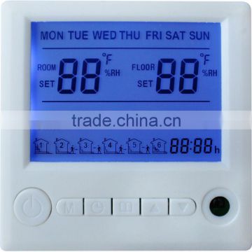 LCD thermostat used with infrared heater