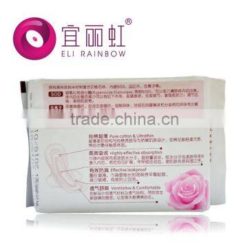 OEM High Absorbent Cotton Lady Sanitary Napkin photo-3
