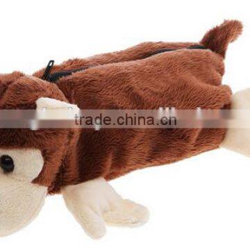 plush toys pencil case/plush toy pencil case/plush pencil bag