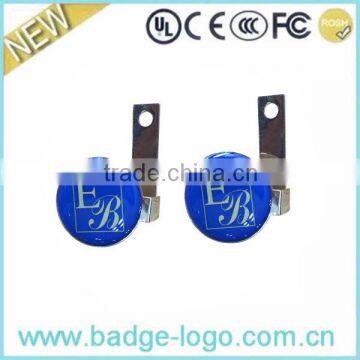 2016 Blue Round Cheap Novelty Custom Lapel Pin