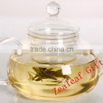 Heat Resistant Borosilicate Glass Tea Pot With Infuser