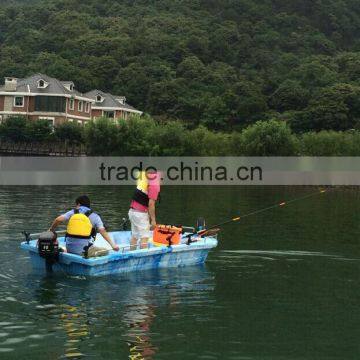 big plastic fishing boat