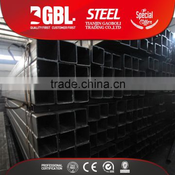 China Wholesale Market Welded Square Tube Black Building Square Pipe