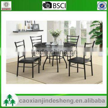 new design metal dining table and chairs 1+4set metal dining set metal table and chairs