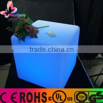 2016 hot promotional colorful multifunction led table led cube furniture