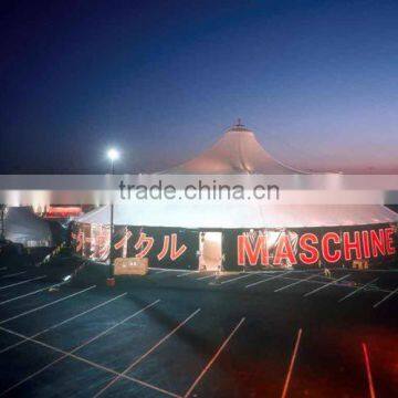 PVC Tensile Fabric Architecture Membrane Structure for Circus Tent and PVDF Commercial Tension Movable Canopy photo-5