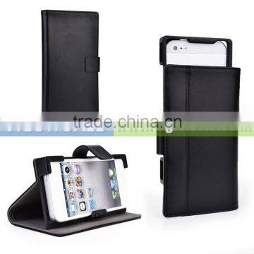 Vigo patent product universal genuine leather case for 4-4.5" smartphone