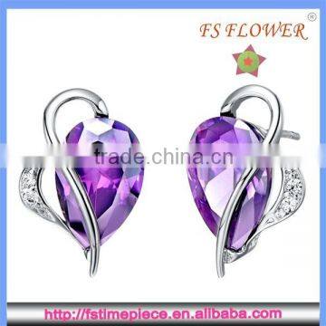 FS FLOWER - Party Decoration Gem Earrings Women