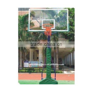 Adjustable Basketball Stand With Glass Basketball Backboard