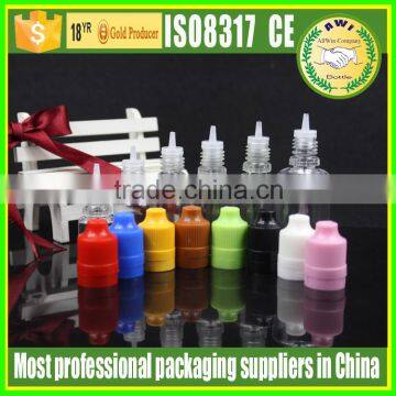 Vapor Liquid Clear PET e Liquid Bottle 10ml PET Dropper Bottle