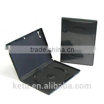 Cheap 14mm Single Plastic Black Long DVD Case