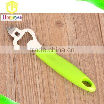 Plastic handle beer can opener