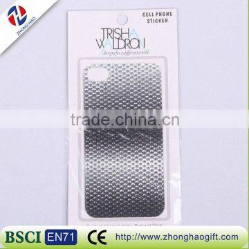 color gradient crystal strass cell phone sticker