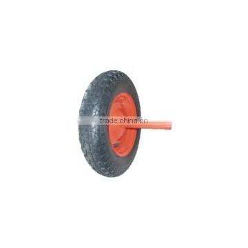High Quality Wheelbarrow Rubber Wheel 400-8 PU photo-6