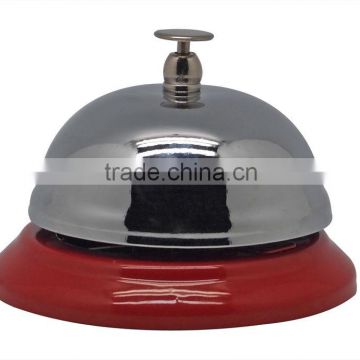 dinner call bell for various service calling A12-D02 3.5" diameter silver plated (A654)