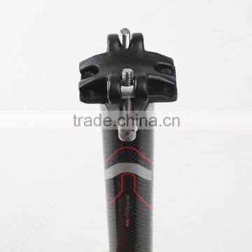 PK004 MTB Bike Parts Carbon SeatPost Racing Bicycle Seat Post 27.2-31.6MM 300-450MM HOMHIN photo-2