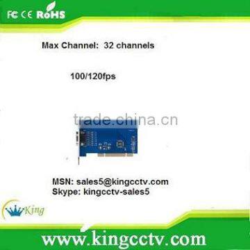 H.264 4ch dvr card techwell 4ch HK-6104S