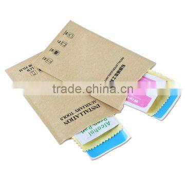 Non-woven cleaning cloth glass protector cleaning accessories
