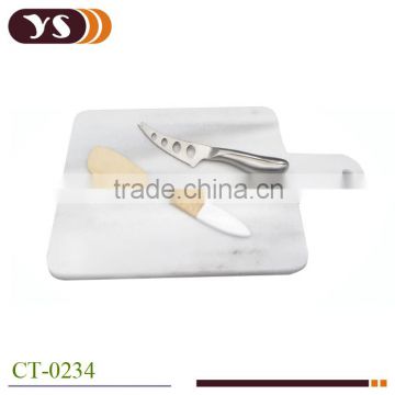 White marble cheese board new design marble cheese board