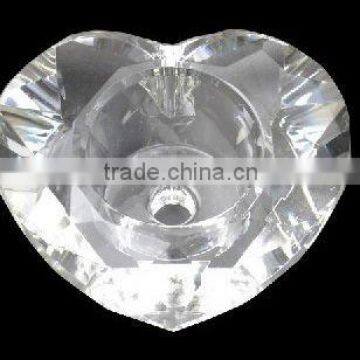 Heart shape crystal lamp shade