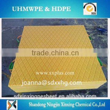 plastic pe crane outrigger pads/ crane leg support pads china supplier